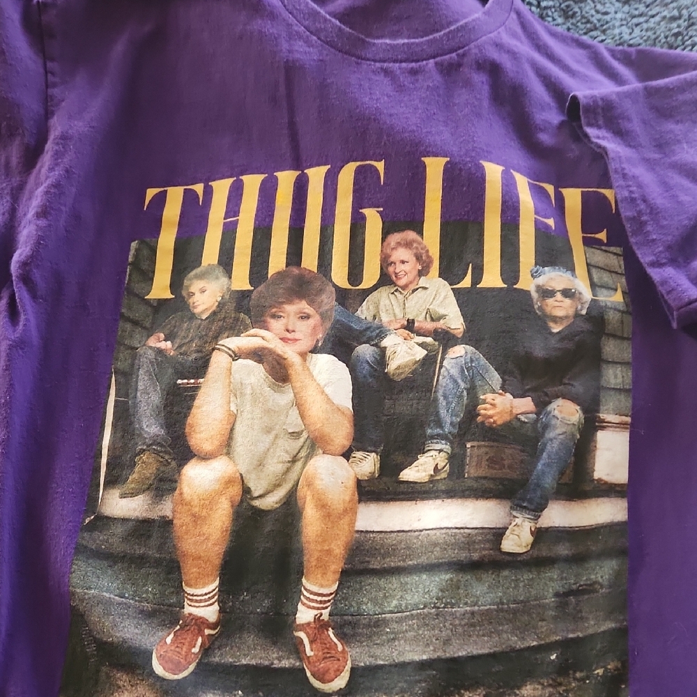 Gildan Golden Girls Purple Graphic Tee